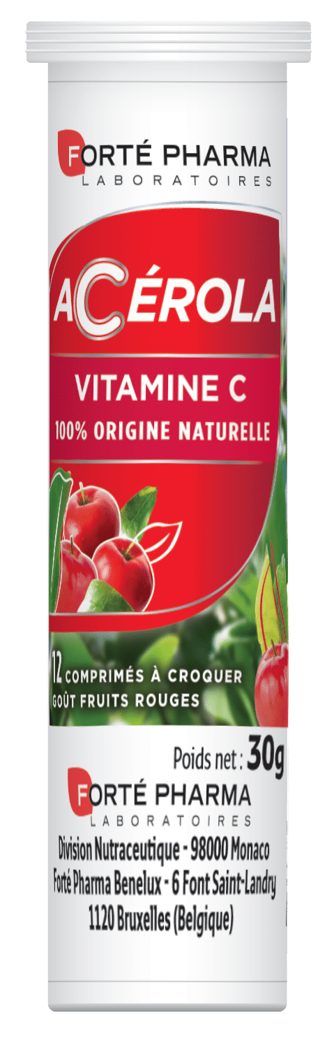 Acérola Tube 12 comprimés à croquer