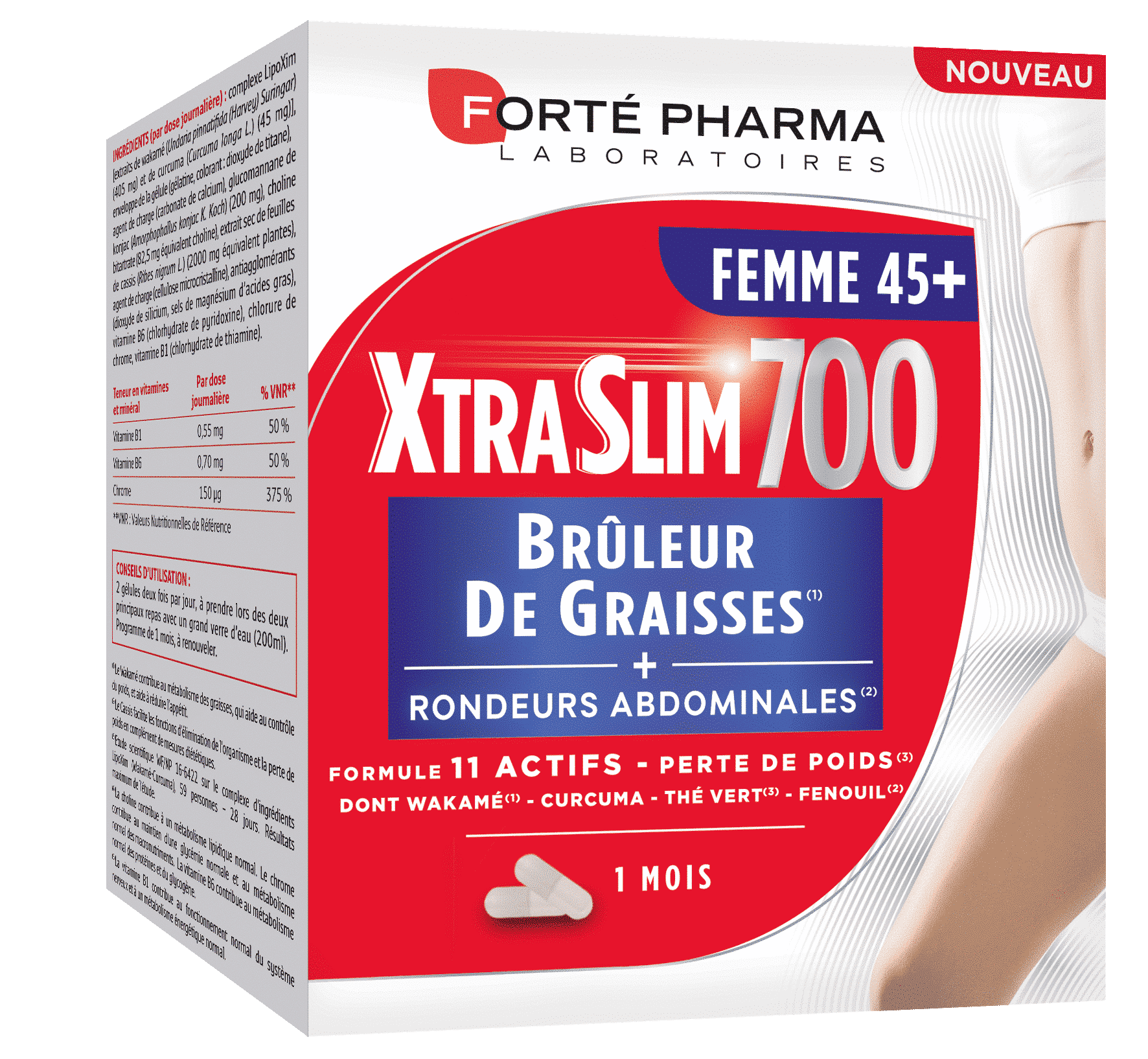 XtraSlim 700 45+ 120 gélules