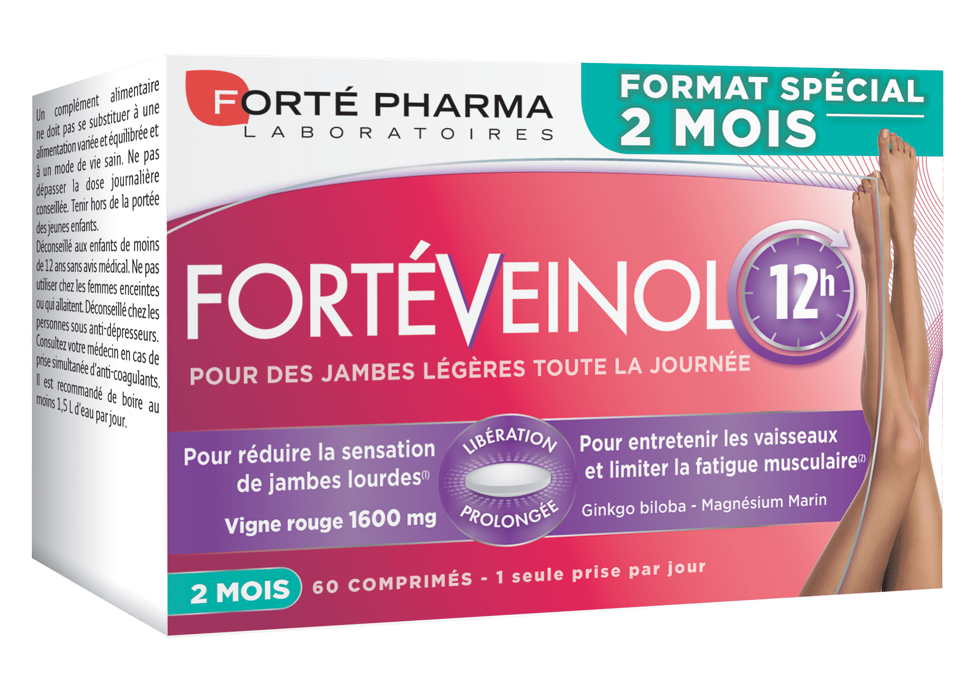FortéVeinol 12h 60 comprimés